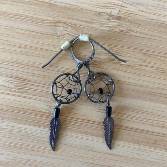 Jewelry - update Dreamcatcher Earrings‎ Feather Dangle Boho Hippie Style Fashion Jewelry